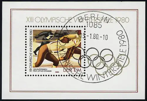 Block 57 Olympische Winterspiele 1980, ESSt Berlin