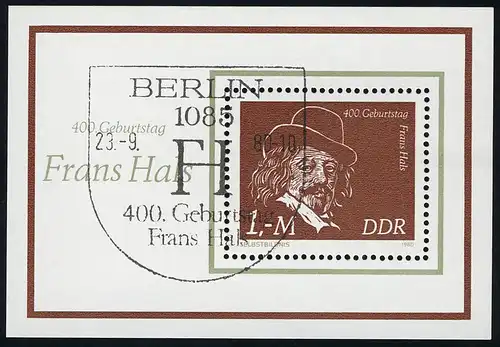Bloc 61 Frans Hals 1980, ESSt Berlin