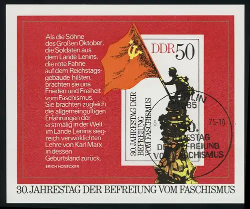 Bloc 42 Libération du fascisme 1975, ESSt Berlin