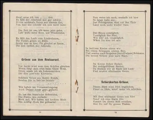 100 Salutations de loin: versets (24 pages) pour AK, édition Köpke & Woortman