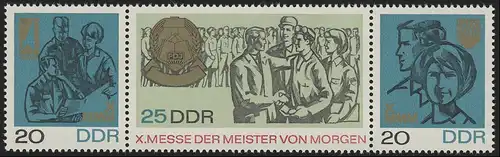 1320-1322 MMM 1967, Zusammendruck, ** postfrisch