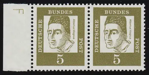 347y Br Albertus Magnus als waagerechtes Paar mit Randvermerk F, **