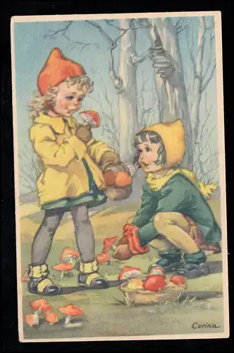 AK Corina: Filles en ramassant des champignons, Est-ce toxique? - inutile