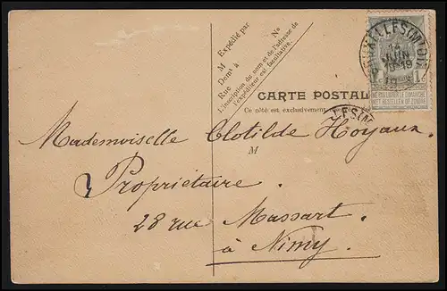 AK récolte de céréales: femmes lors de la récolte, de Bruxelles/Brussel à Nimy