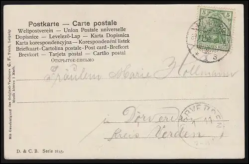 Deuil-AK Sur la tombe des parents - femme dans la chaise, HAMBURG 30.10.103 DÖRVERDEN 1.1.03