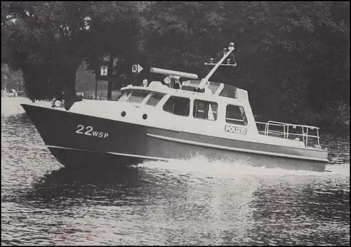 Berlin PP 76/29 Exposition Schiffe+Philatelie avec cachet-O, non utilisé