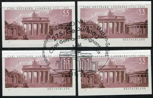 2636 Langhans ENTRES SUR une nouvelle feuille: ensemble avec les 4 Eck-EV-O Bonn