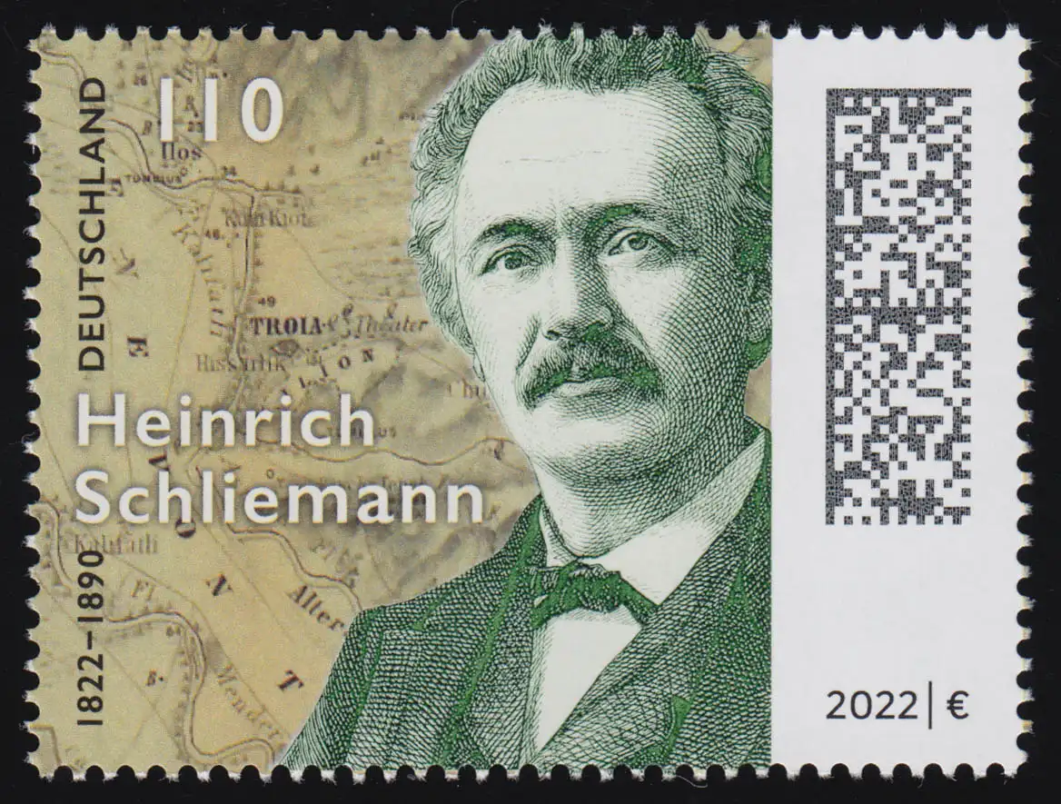 3659 Archäologe Heinrich Schliemann, ** postfrisch