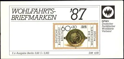 DPWV/Wofa 1987 Or & Argent - Athénaschenale 60 Pf, 5x790, post-fraîchissement