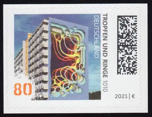 3635 Street Type: 1010 - gouttes et anneaux, sk sur film neutre, **