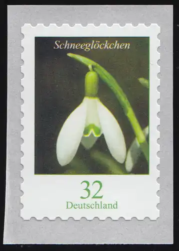 3662 Bouquet de neige 32 cents avec numéro GERADER **