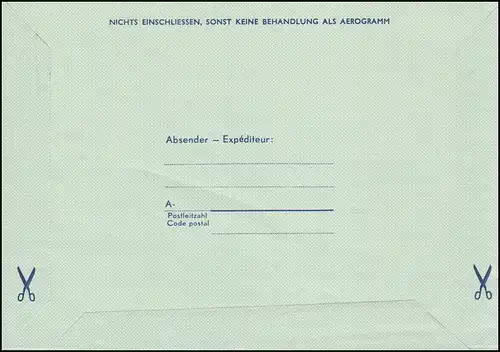 Österreich Aerogramme LF 18 mit Gefälligkeitsstempel BAD HOFGASTEIN 31.10.1979