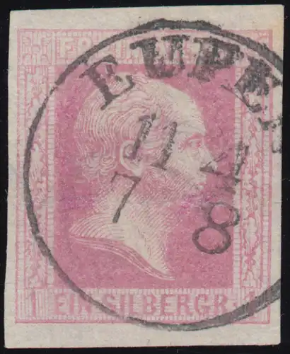 Preußen 6 König Friedrich Wilhelm 1 Sgr, gestempelt Einkreisstempel EUPEN 11.4. 