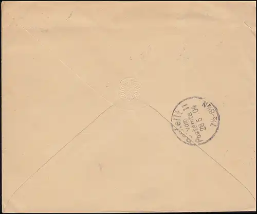 Autriche Couverture 69 Empereur Franz Joseph 10 Heller, ADMONT 27.5.194 n. BERLIN