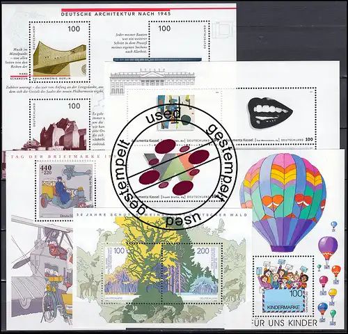 1895-1964 année fédérale 1997 complète, cacheté O