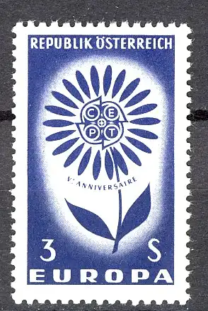 Union européenne 1964 Autriche 1173, marque ** / MNH