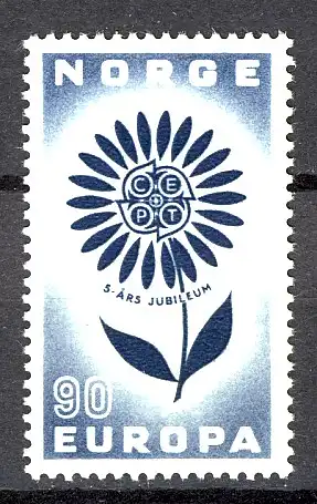 Union européenne 1964 Norvège 521, marque ** / MNH