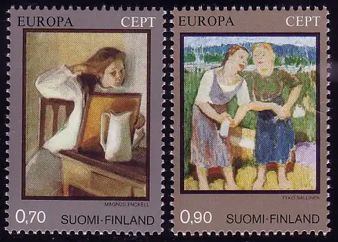Union européenne 1975 Finlande 764-765, taux ** / NH