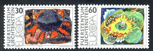 Union européenne 1975 Liechtenstein 623-624, taux ** / NHM