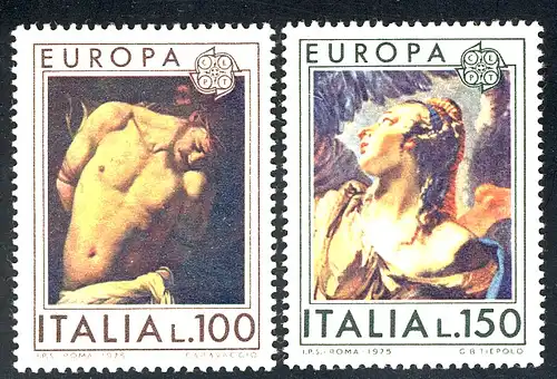 Union européenne 1975 Italie 1489-1490, taux ** / NHM