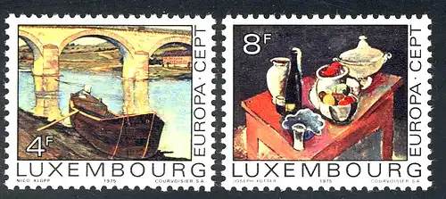 Union européenne 1975 Luxembourg 904-905, taux ** / NH