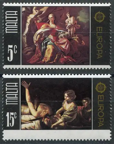 Union européenne 1975 Malte 512-513, phrase ** / MNH