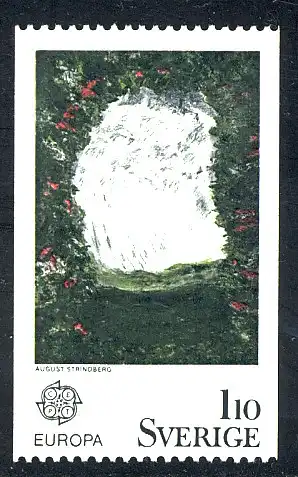 Union européenne 1975 Suède 900C, marque dentée horizontale ** / MNH