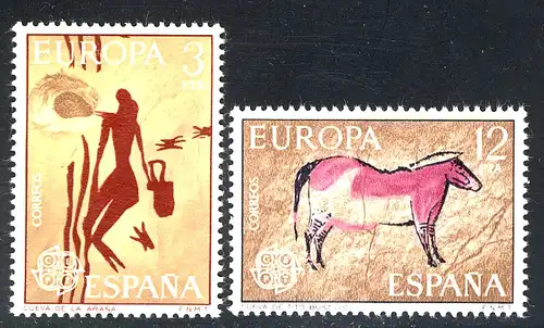 Union européenne 1975 Espagne 2151-2152, phrase ** / MNH