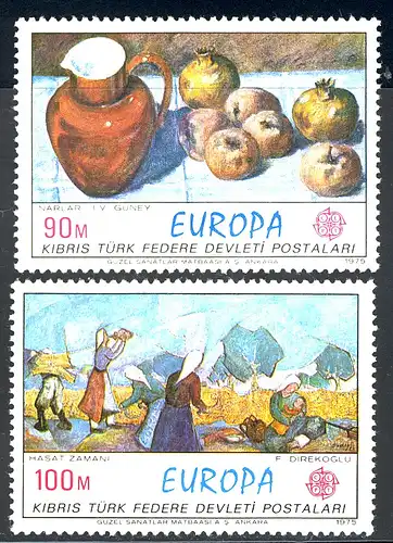 Union européenne 1975 Chypre turque 23-24, phrase ** / MNH