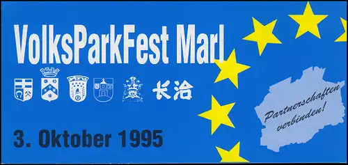VolksParkFest Marl 3 octobre 1995, photos de l'Allemagne, **