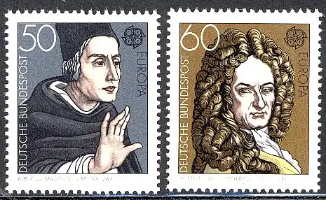 Union européenne 1980 République fédérale d'Allemagne 1049-1050, taux ** / NHM