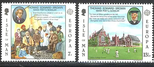 Europaunion 1980 GB-Insel Man 164-165, Satz ** / MNH