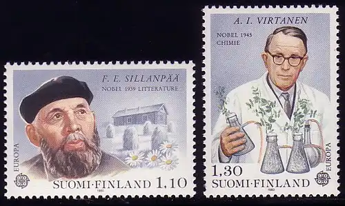 Union européenne 1980 Finlande 867-868, taux ** / NHM