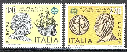 Union européenne 1980 Italie 1686-1687, taux ** / NH