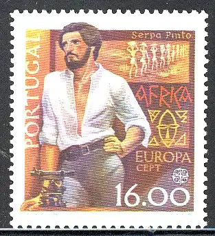 Europaunion 1980 Portugal 1488x, Marke aus Block 29, ** / MNH