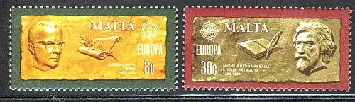 Union européenne 1980 Malte 615-616, taux ** / NHM