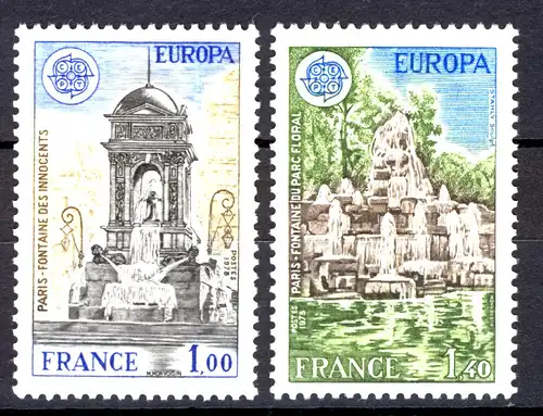 Europaunion 1978 Frankreich 2098-2099, Satz ** / MNH