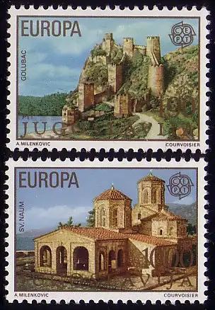 Union européenne 1978 Yougoslavie 1725-1726, taux ** / NPF
