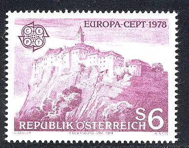 Union européenne 1978 Autriche 1573, marque ** / MNH