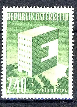 Union européenne 1959 Autriche 1059, ** / MNH