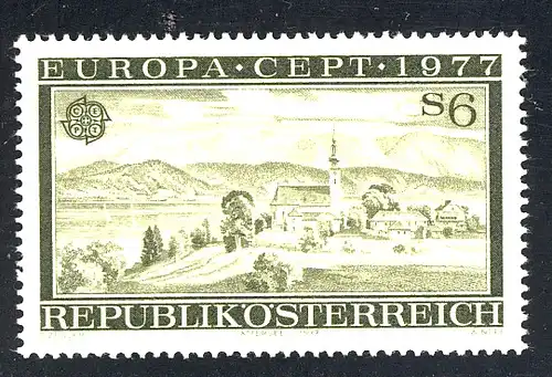 Union européenne 1977 Autriche 1553, marque ** / MNH
