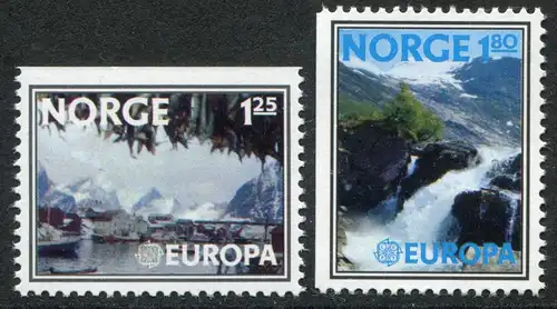 Union européenne 1977 Norvège 742Do-743Dl, phrase ** / MNH