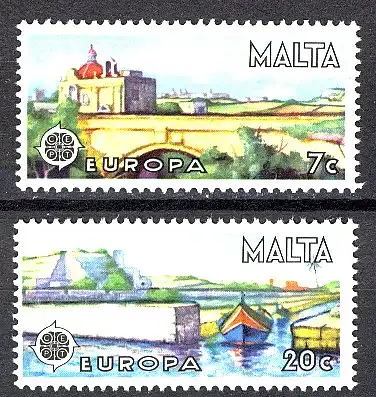 Europaunion 1977 Malta 554-555, Satz ** / MNH