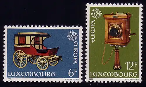 Europaunion 1979 Luxemburg 987-988, Satz ** / MNH