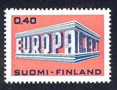Europaunion 1969 Finnland 656, Marke ** / MNH
