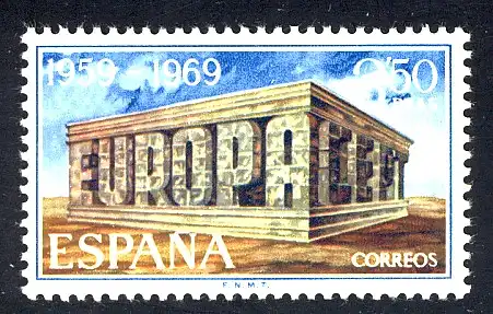 Europaunion 1969 Spanien 1808, Marke ** / MNH