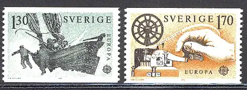 Union européenne 1979 Suède 1058-1059, taux ** / NH