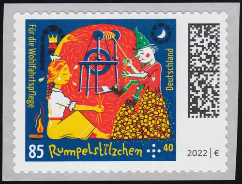 3669 Rumpelstilzchen 85 Cent, selbstklebend aus Rolle, ** postfrisch