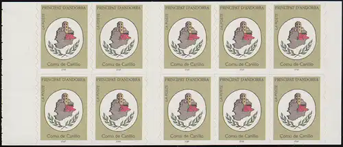 Andorra (Französische Post) Markenheftchen 0-6 Wappen Candillo ** / MNH