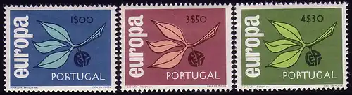 Union européenne 1965 Portugal 990-992, taux ** / NH